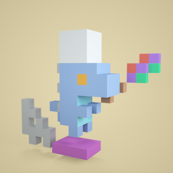 3D tiny dino #1235