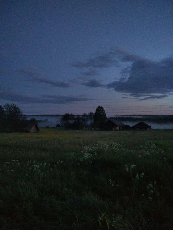 Evening over the village