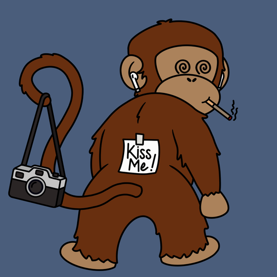 Kiss Me Monkey #5761