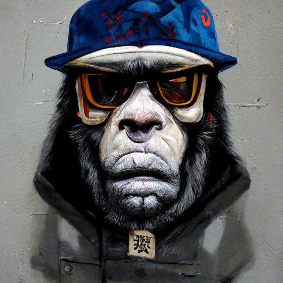 Graffiti Ape #117