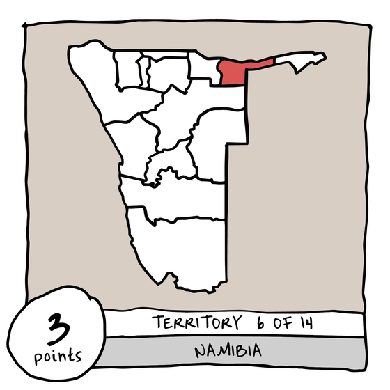 Territory 6/14 - Namibia (Kavango East Region)