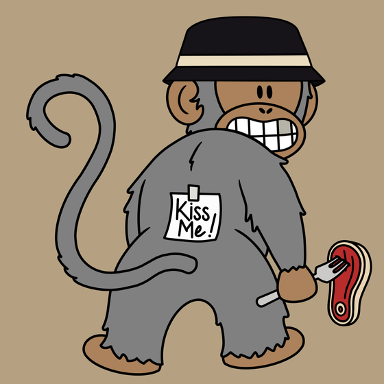 Kiss Me Monkey #1013