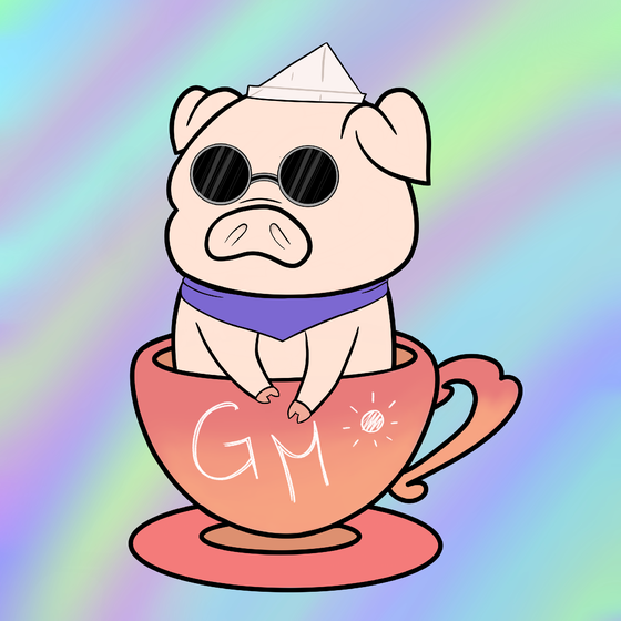 Lucky Teacup Piggy Club #1786