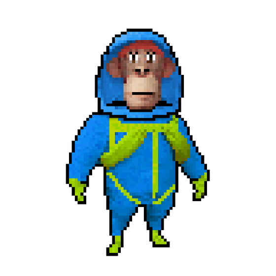 Pixel Radioactive Ape #429