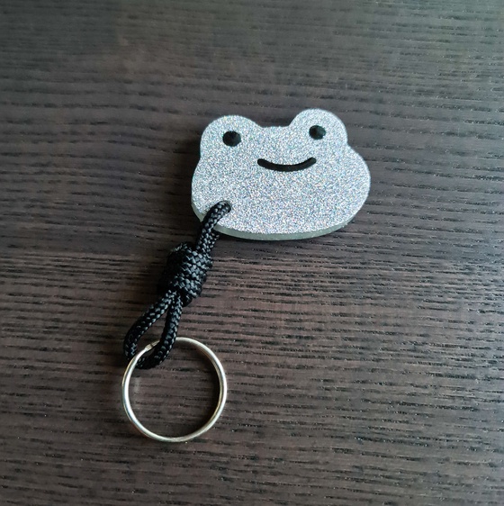 Gray Frog Keychain Raffle