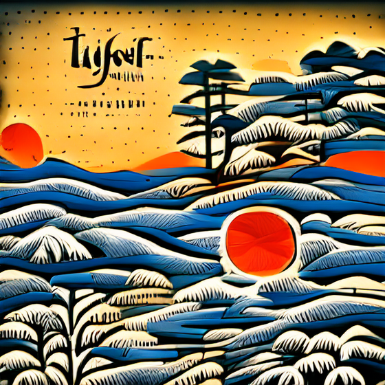 Ukiyo-e Sunset 1