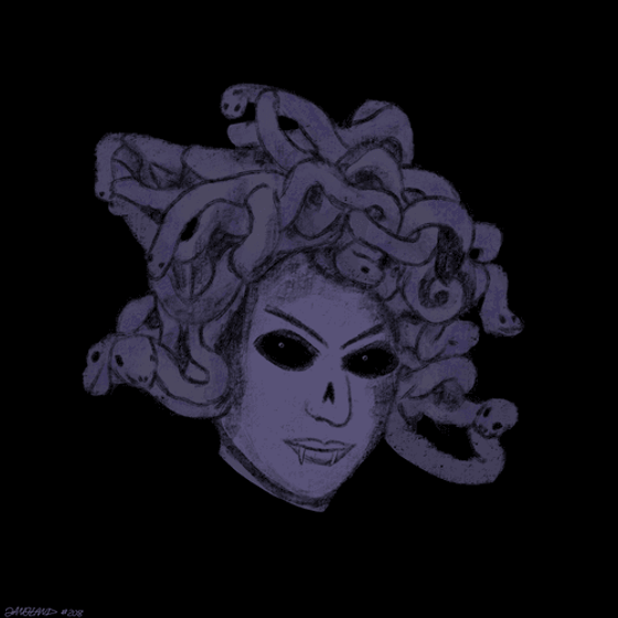 Gangland Skull #208 - by Eddie Gangland
