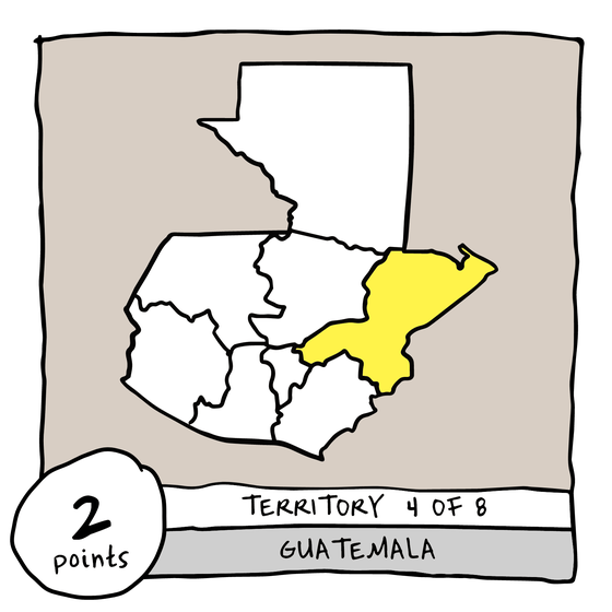 Territory 4/8 - Guatemala (Northeast)