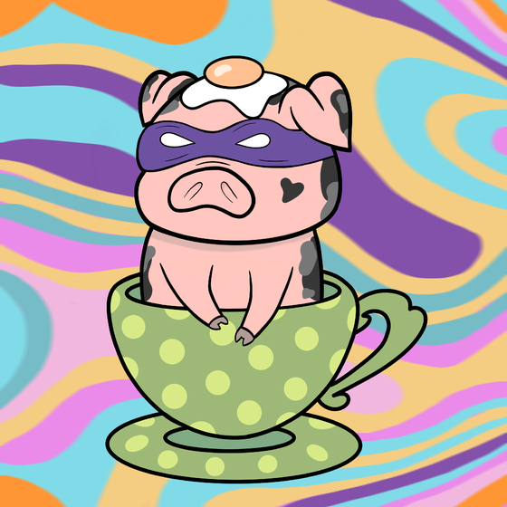 Lucky Teacup Piggy Club #627