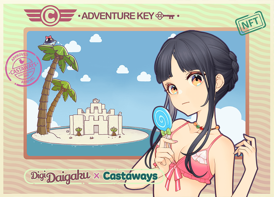 DigiDaigaku Genesis Adventure Key Castaways #908 - Misuzu