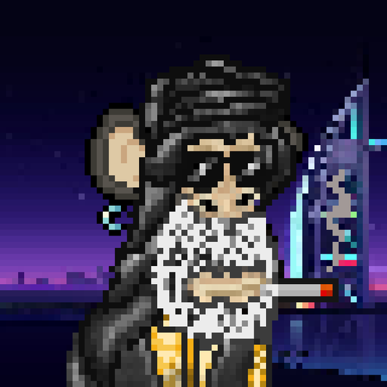 The Bored Pixel Ape Saudis #1017