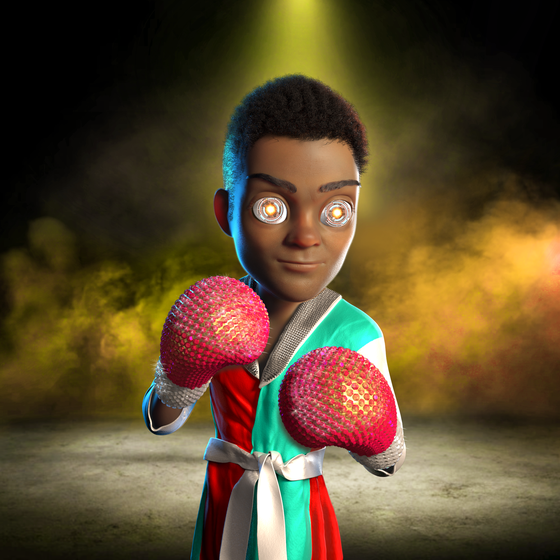 Boxing boy #2089