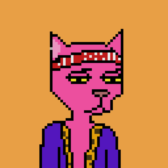 Pixel Cat Gang #123