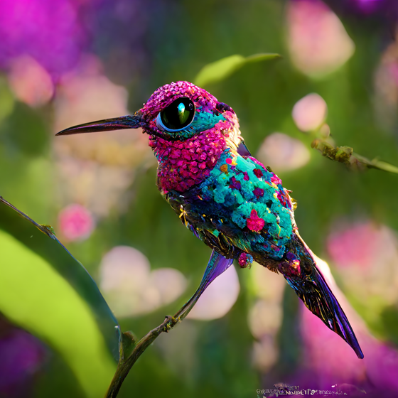 Happy Hummingbird 116