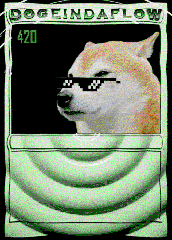 DOGEINDAFLOW 1/300 - Rare Doge - Series 4 Card 32