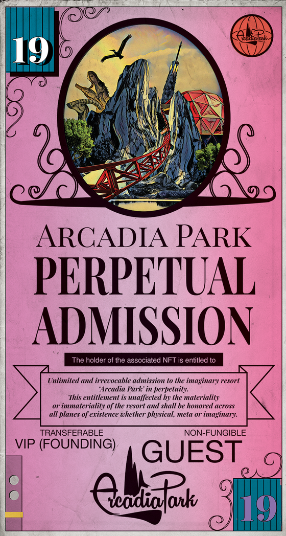 Arcadia Park Perpetual Admission Pass #19