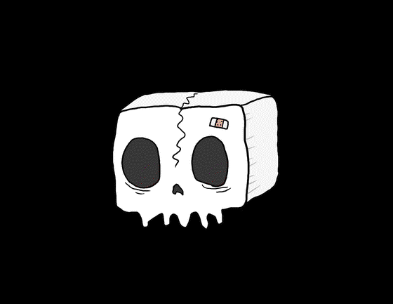 "Square Skull" by Gus Fink