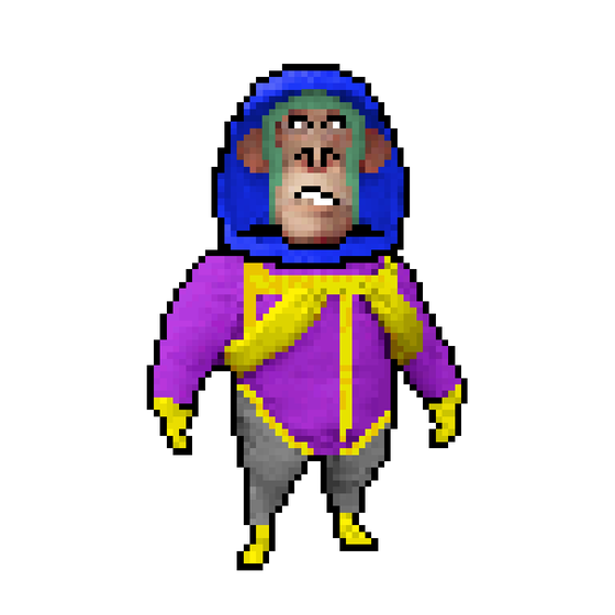 Pixel Radioactive Ape #437