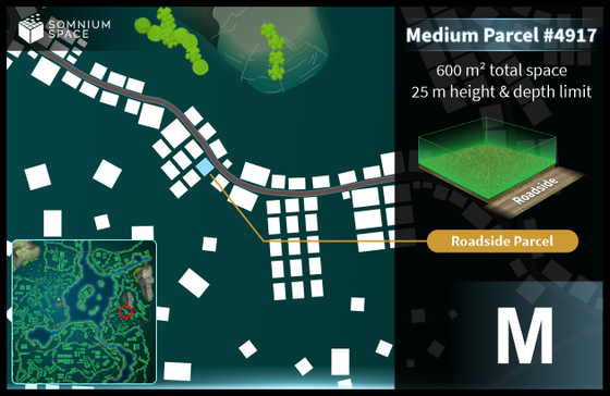 Medium #4917 (M) parcel in Somnium Space