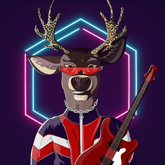 Retrowave deer #913