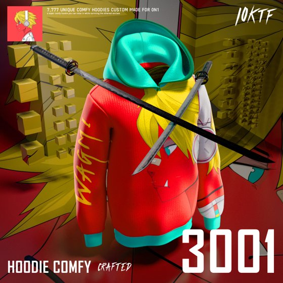 0N1 Comfy Hoodie #3001