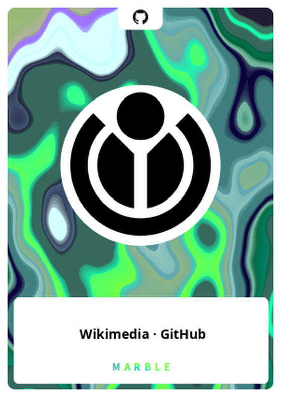 Wikimedia · GitHub