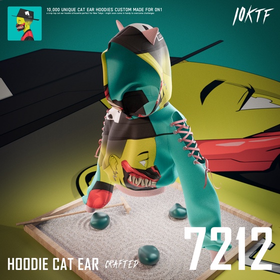 0N1 Cat Ear Hoodie #7212