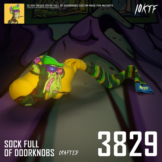 Mutant Sock Full of Doorknobs #3829