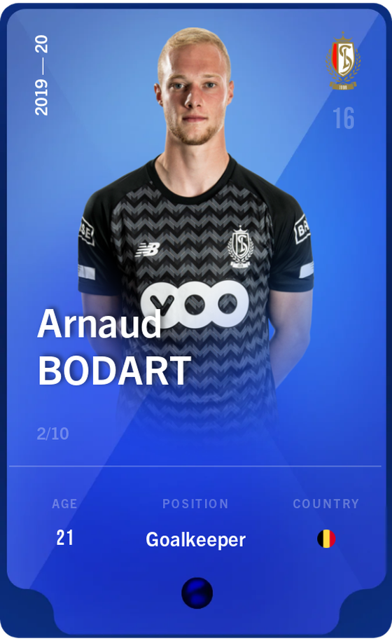 Arnaud Bodart 2019-20 • Super Rare 2/10