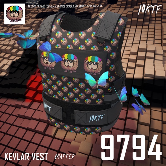 Wolf Kevlar Vest #9794