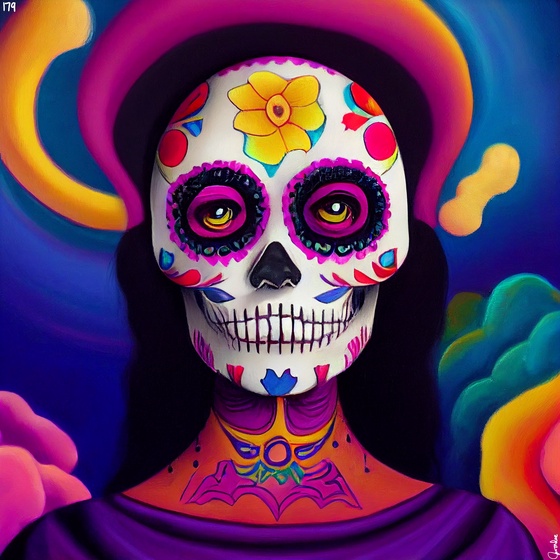 sugar skull #179