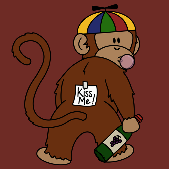 Kiss Me Monkey #4072