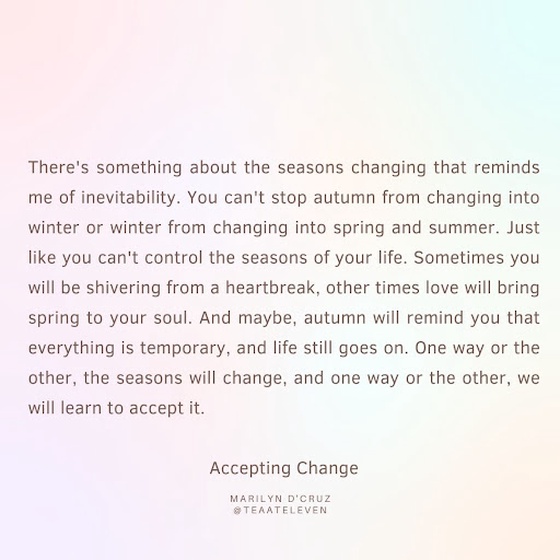 Accepting Change