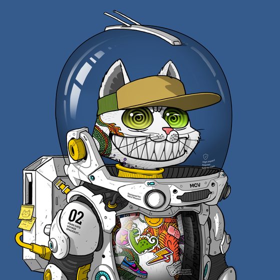 Mars Cat in Spacesuit #1259