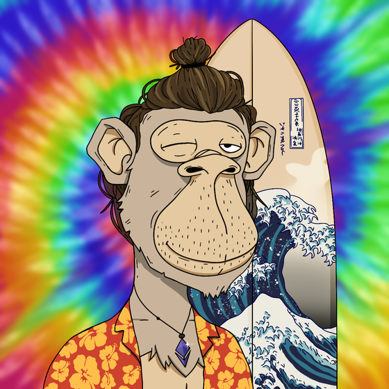 Chillin' Ape Surf Club #217