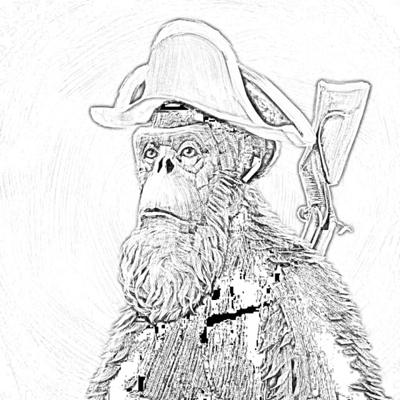 Sketchy Old Ape #278