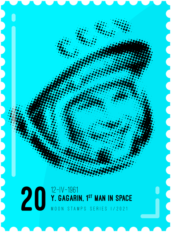 Moon Stamp #1404