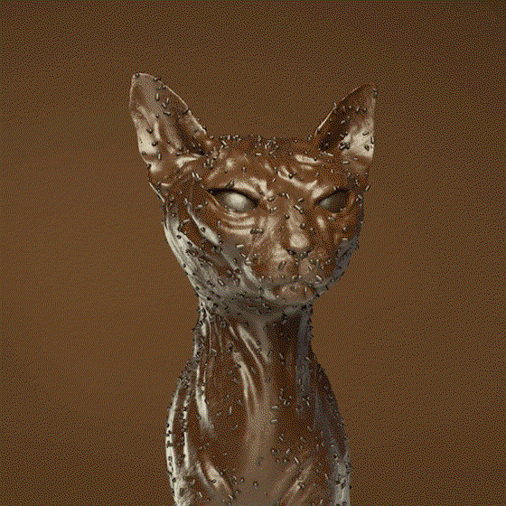 Sphynx CHOCAT / Digital pet