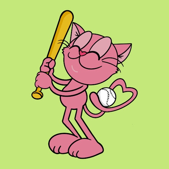 GRATEFUL CATS #00008 Grateful to be able to play baseball