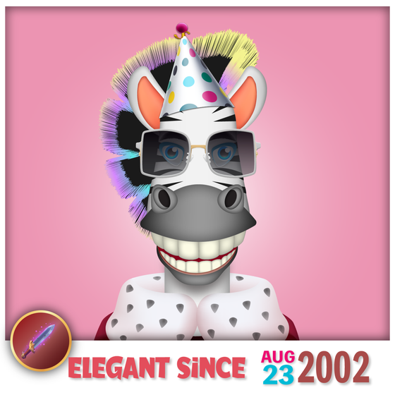 Zebra Birthday #1922