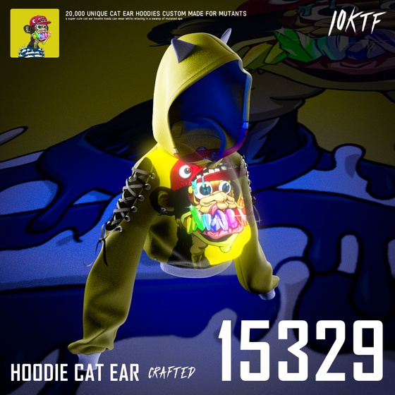 Mutant Cat Ear Hoodie #15329