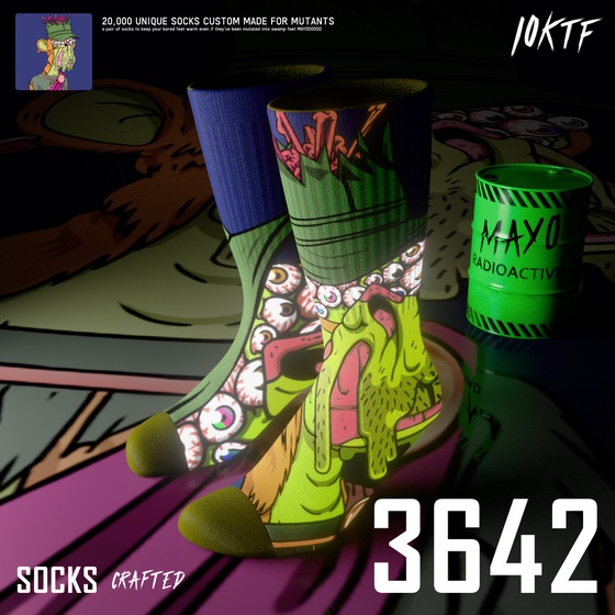 Mutant Crew Socks #3642