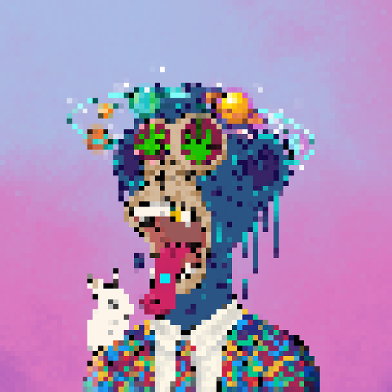 Trippin' Pixel Ape #2668