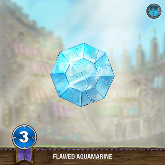 Flawed Aquamarine