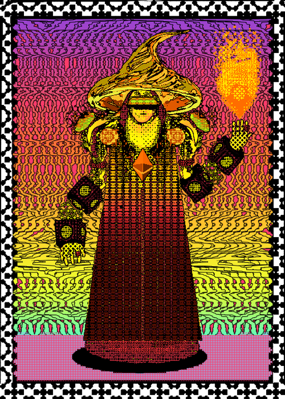 Starchain Glitch Wizard #1984