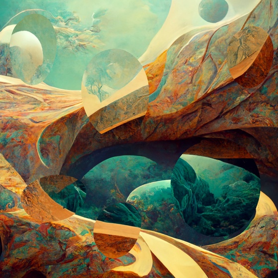 Holes in reality. Emerald