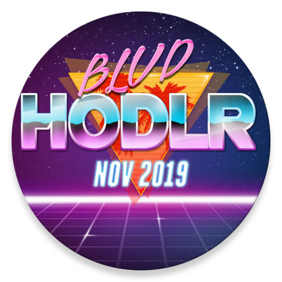 BLVD HODLr : Nov 2019 Reward