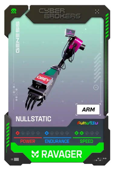 Nullstatic Ravager Arm 
