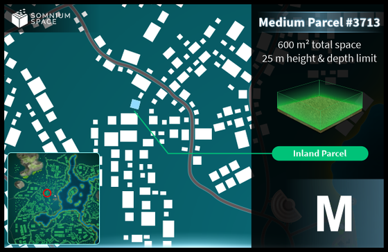 Medium #3713 (M) parcel in Somnium Space