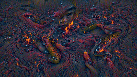 SLIME RIVER OF FLAMES FIRE ELEMENT